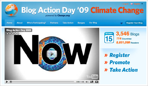 Blog Action Day 2009「気候変動」