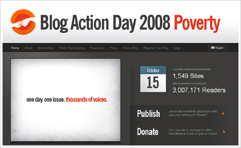 Blog Action Day 2008