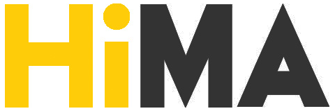HiMA（ハイ・エム・エー）ロゴ
